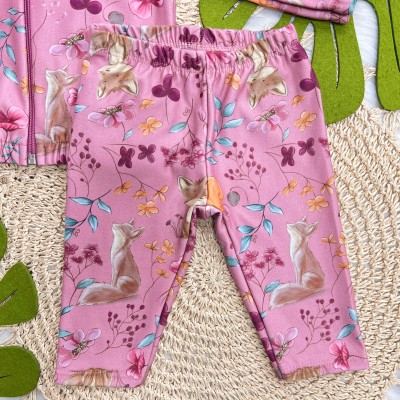 Conj. Jaqueta e Calça Floresta Encantada - Uva